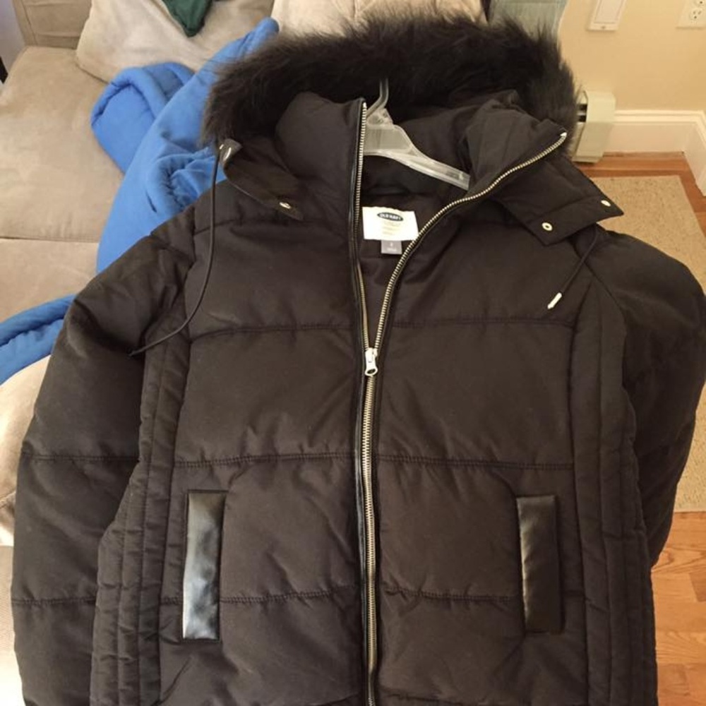 NWT Black Old Navy Maternity Coat